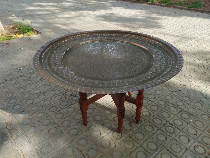 mesa arabe bandeja metal alt 45 o50 1u